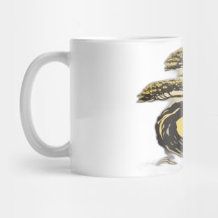 Golden Moonlight Bonsai Tree Art No. 565 Mug